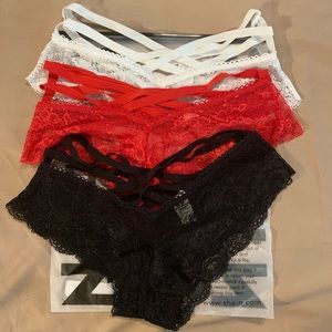 NWOT 💕Set of Three medium Shein Lace Panties